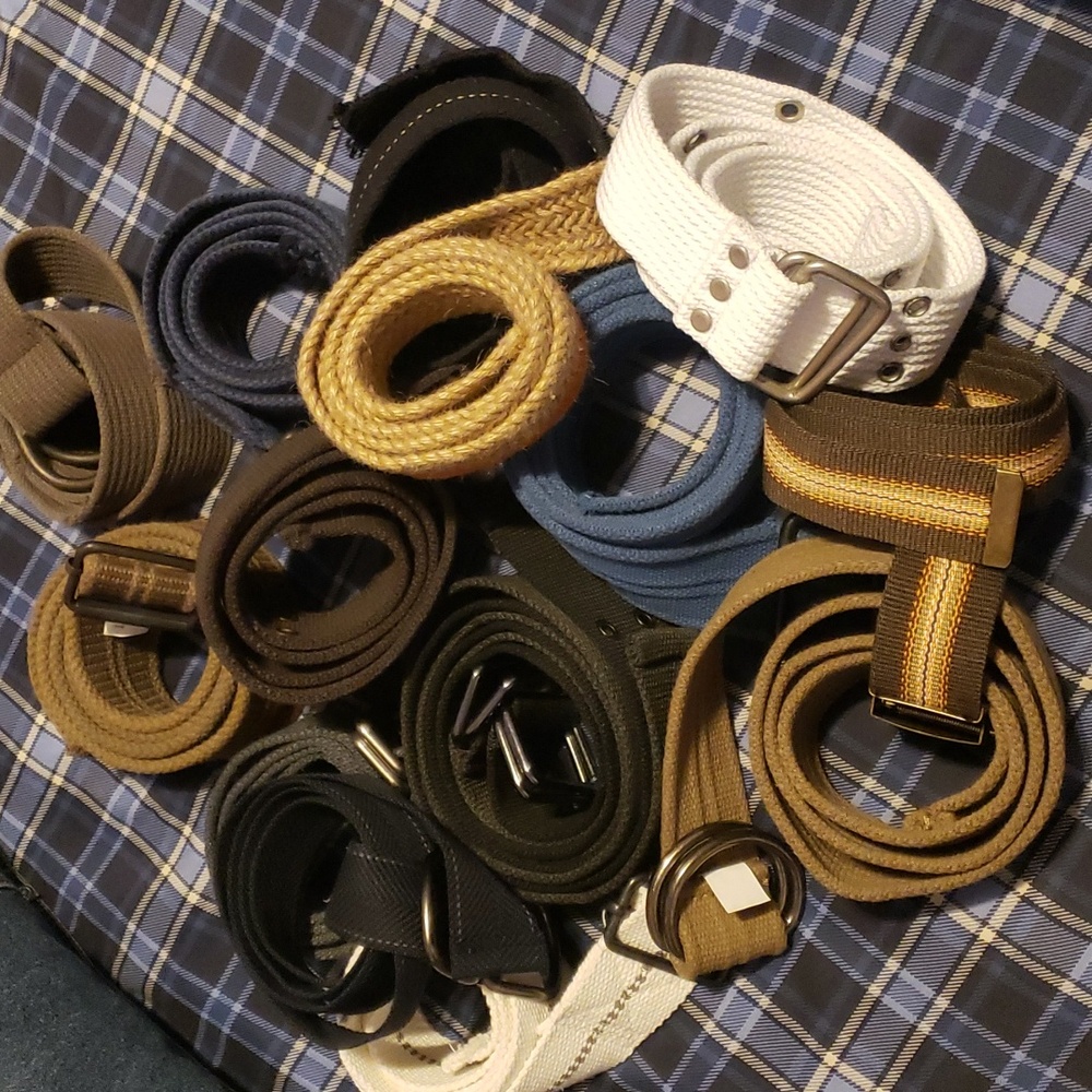 NWOT, Assortment of Cargo Belts.